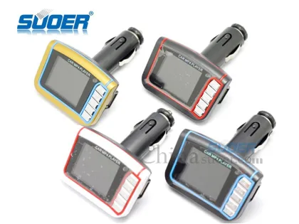Suoer Car Audio MP4 Player with USB/SD/Remote Control Car Cigarette Lighter Audio Player