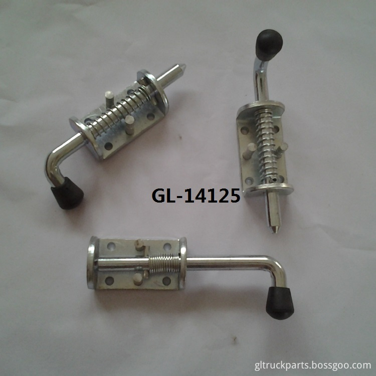 Spring Loaded Bolt Spring latch loaded Bolt Used on Trailer and Truck Bodies