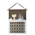 Christmas Advent Calendar with winter woodland style