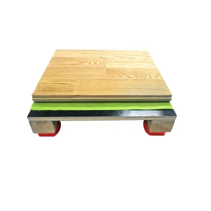 Roller Skating Room Oak Wooden Floor