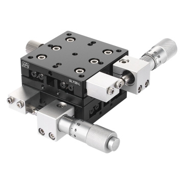 Vysoce přesný ruční stolek z hliníkové slitiny v ose XY 50 mm