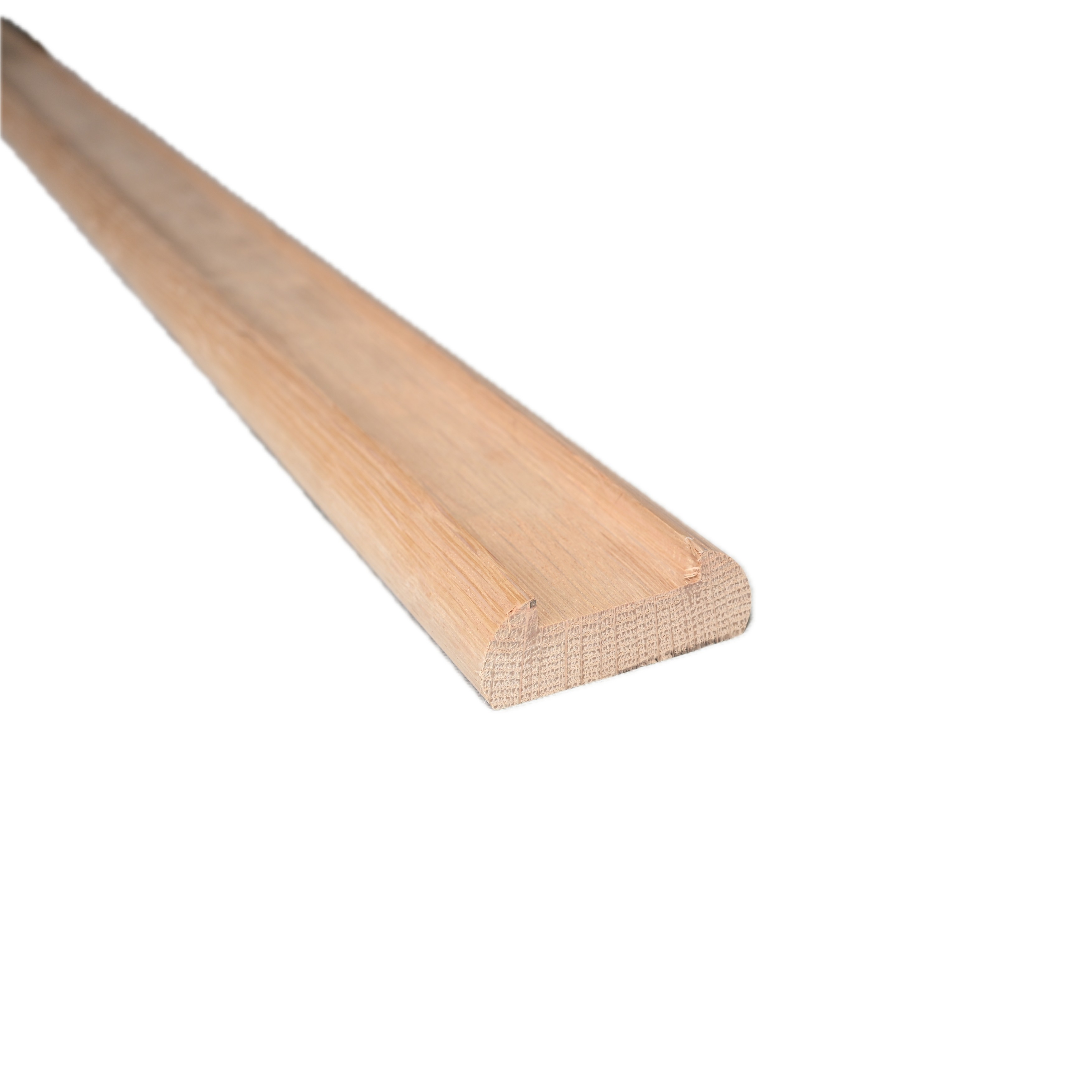 Wooden stair handrail