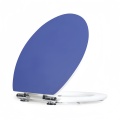 Dark blue Toilet Seat Wooden-Durable Wood Toilet Seat