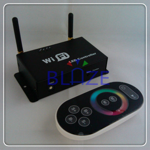 LED Wifi Controller, Touch Controller, Iphone/Android Control, 12V/24V, 4A*3channels