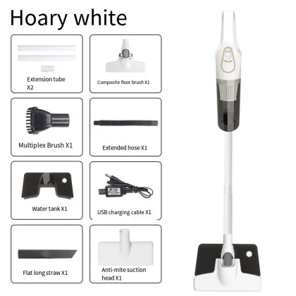 Cordless Household Vacuum Cleaner with Integrated Handheld Vacuums for Mite Removal