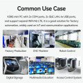PC Mini Paparan Triple Industri Fanless