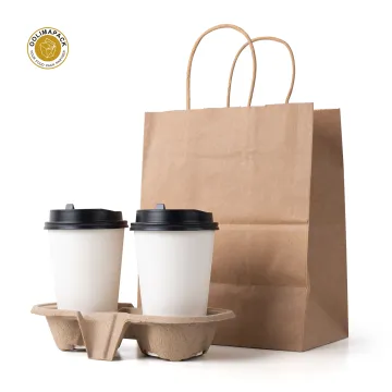 OOLIMA Recyclable Pulp Cup Carriers: Sustainable Drink Packaging Solutions