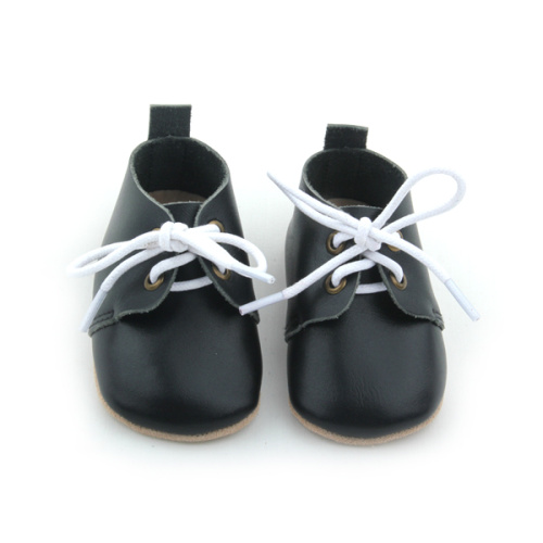 Quanlity Weiche Leder-Baby-Oxford-Schuhe Wholes