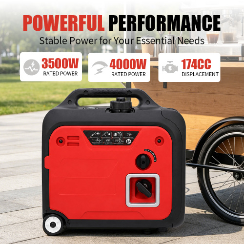 Generador inversor de gasolina silencioso portátil de 3,5 kW