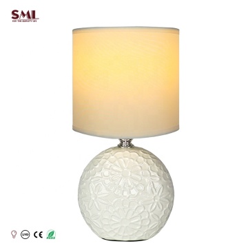 SML Modern Minimalist Ceramic Art Table Lamp with Plug for Bedroom and Living Room