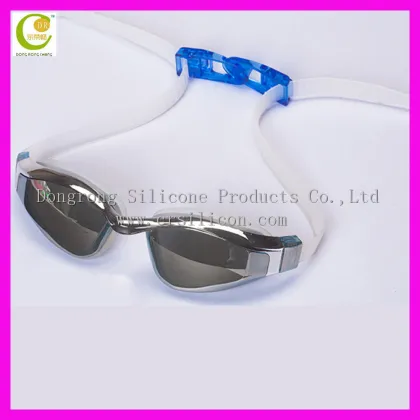 Enviromental Safety Silicone Myopia Best Choice Swimming Goggles Tempered Glass