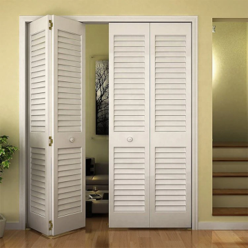 Modern Double Folding Wooden Doors for Residential Interiors