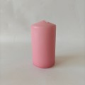 Wholesale Pink Pillar Candle for Home Spa Church