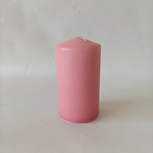 Wholesale Pink Pillar Candle for Home Spa Church