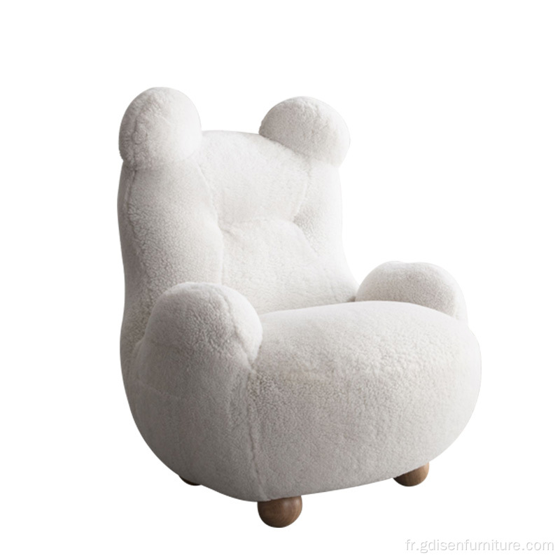 boucle tissu chaise chaise enfant canapé canapé