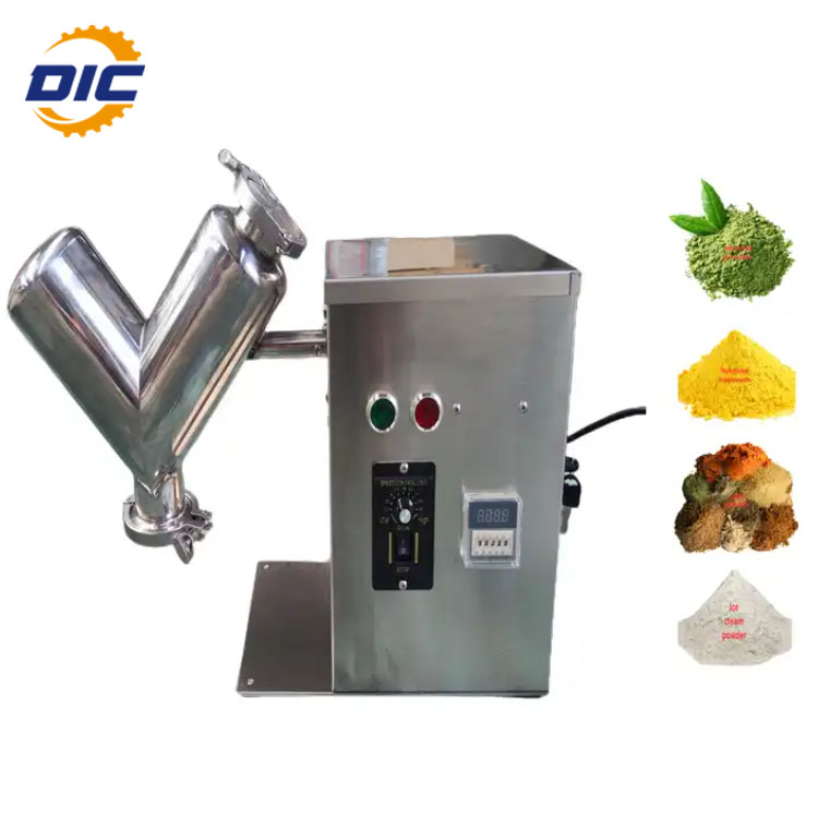 Powder Blender Blending V Type Mixer Mixing Machine