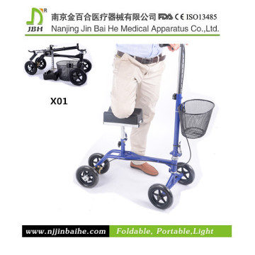 4 wheel folding rollator walker