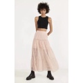 Loose Waist Summer Pleated Tennis Long Skirt