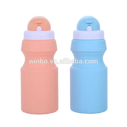 Bottle with soft surface