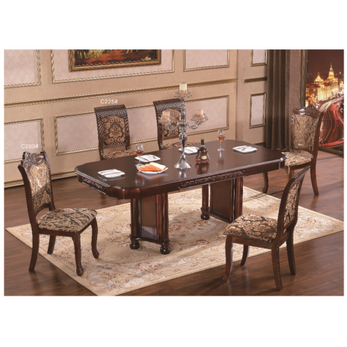 Solid Wood Dining Table With Chairs