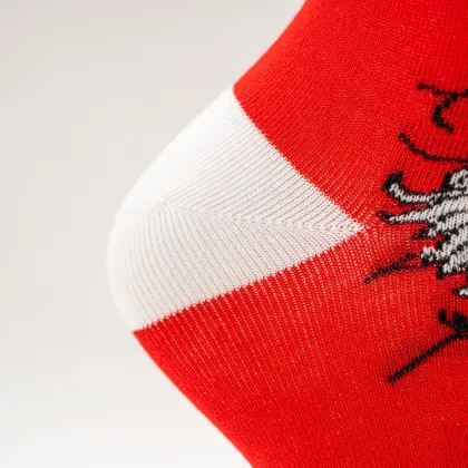 Stylish Santa-Themed Stockings for Friends