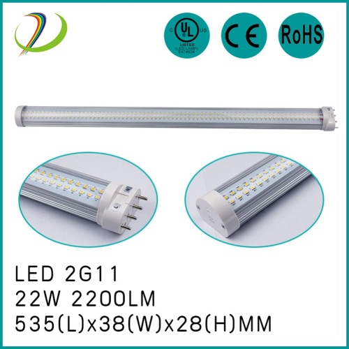 22W 180degree 2G11/GY10 base 535mm led tube