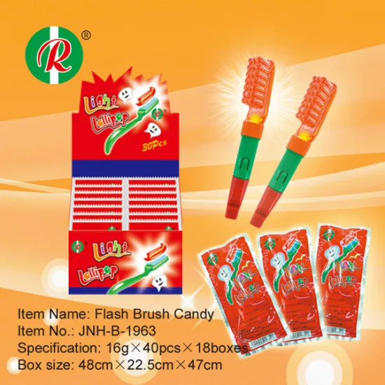 Flash brush candy