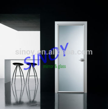 HOT! 3mm to 12mm one side single side acid etched glass /frosted glass
