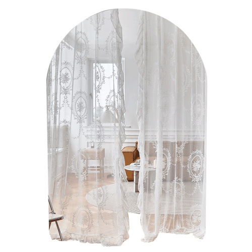 French relief princess rococo gauze curtain