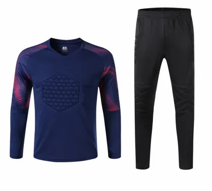 Long Sleeve Goalkeeper Soccer Jersey - Sport Uniform Tops
