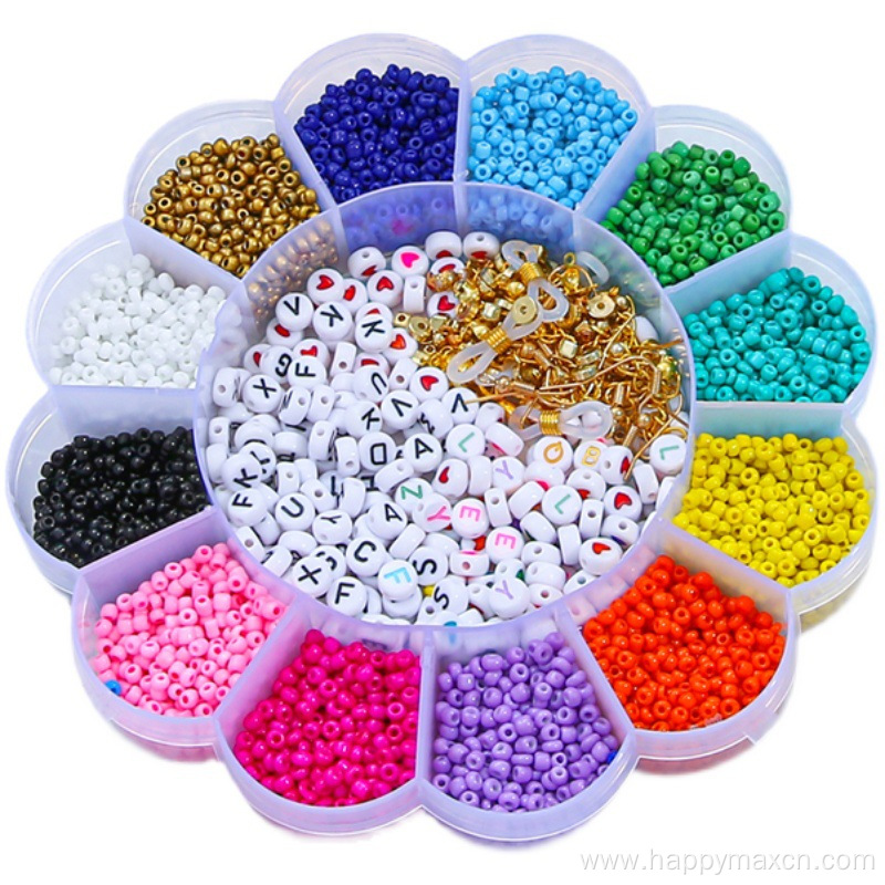 3mm Jewelry Making Kit Glass Seed Beads