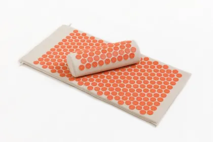 linen massager spike acupressure mat pillow