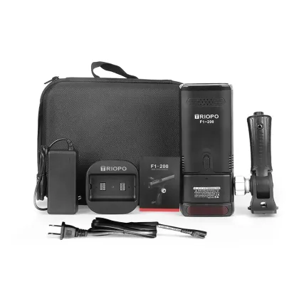 Triopo F1-200 F1-250 vs GODOX AD200 AD200pro: Outdoor Portable Photography Studio Flash with Trigger