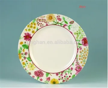 Round Porcelain Plate made in china