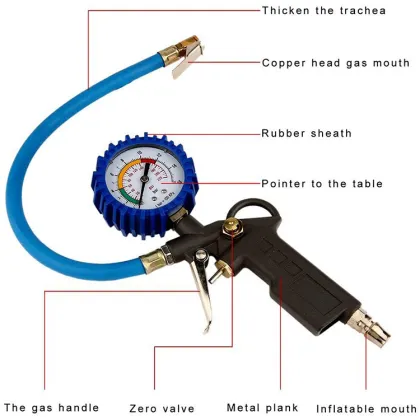 Tire Gauge Inflator Gun TG-02