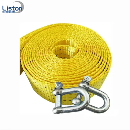 3000KG heavy duty towing strap hook tow strap