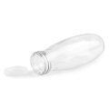 Garrafa de vidro de leite de 950 ml com tampa de plástico