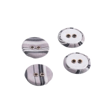 BM10105 Fashion Coated Button with Two Holes - Fabric Covered Buttons