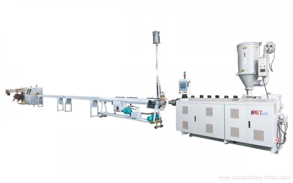 Heat-resistant PE-RT/PB high-speed pipe extrusion line