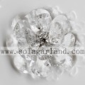 54MM Acrylic Crystal Beaded Flower Handmade Floral Bloom