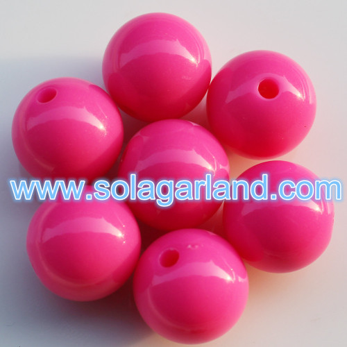 6-30MM Perles Rondes En Acrylique Chunky Bubblegum Perles Pas Cher En Ligne