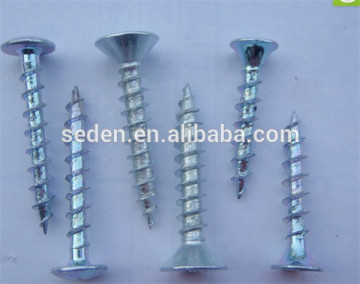pan / countersunk head slotted/cross recessed wood screw