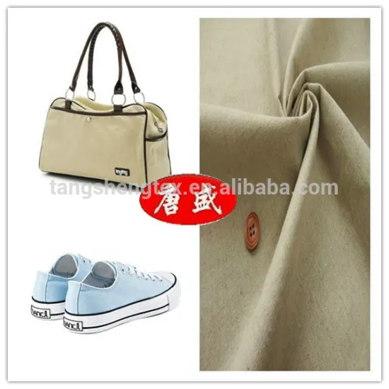 Recycled PET canvas fabric for shoes and bag