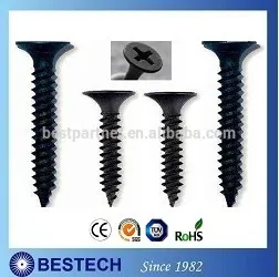Hot Selling Black Bugle Head Philips #2 Wall Mounting Screws