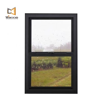 American-Style UPVC Windproof Single Hung & Double Hung Windows for Kitchen