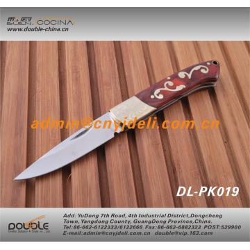 Wooden Handle Pocket Folding Knife DL-PK019