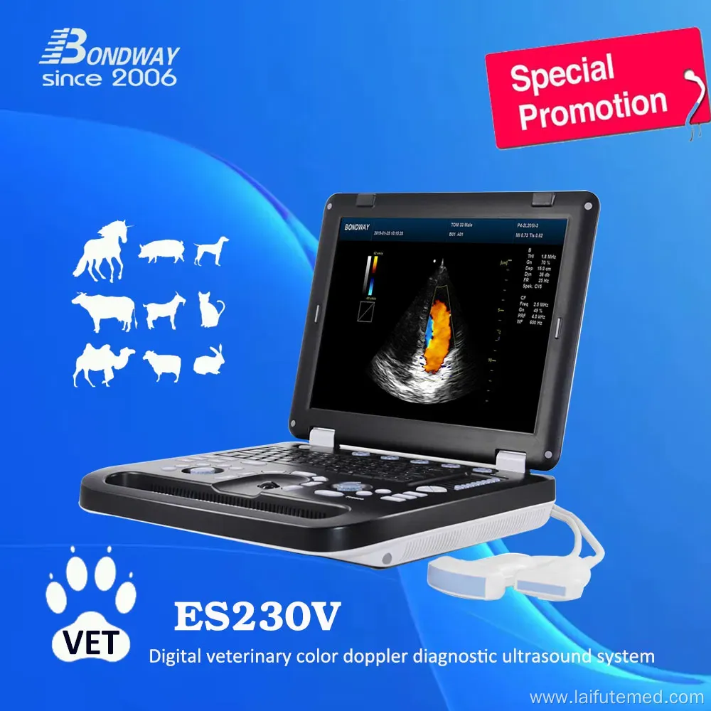 Es230V Veterinary Ultrasound Color Doppler System