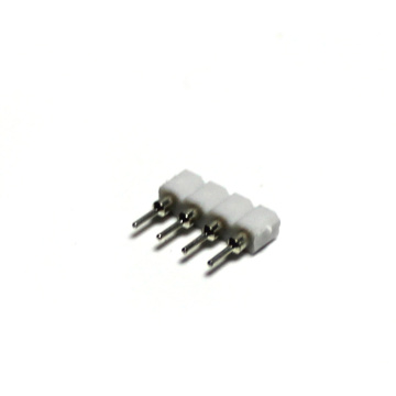 Single row pin header connector production