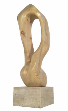 abstract modern wood sculpture,wood carving