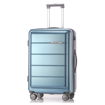 2019 New Design Zipper Closure ABS+PC Trolley Luggage Set For Sales